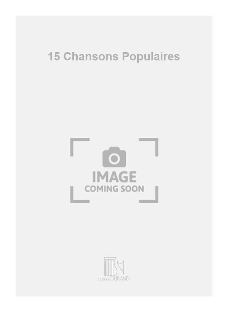 15 Chansons Populaires